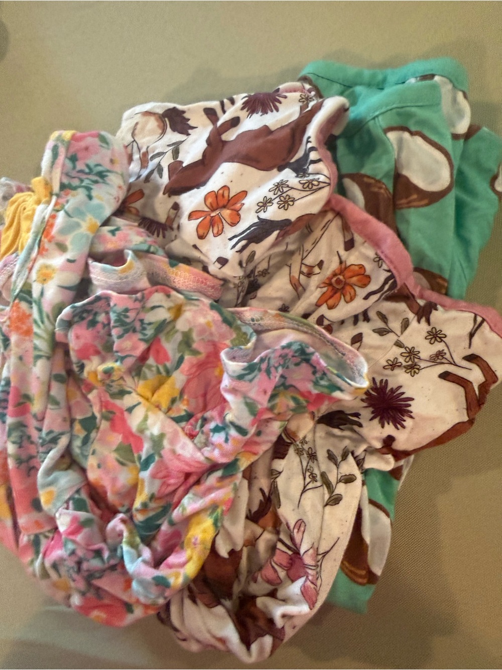 3 Bamboo 18-24 month old girl outfits